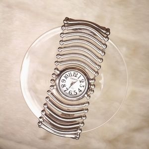 Gramercy Quartz Silver Plated Bracelet Watch NWOT